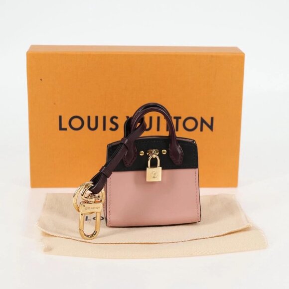 LOUIS VUITTON City Steamer Charm Leather Pink - Picture 1 of 16